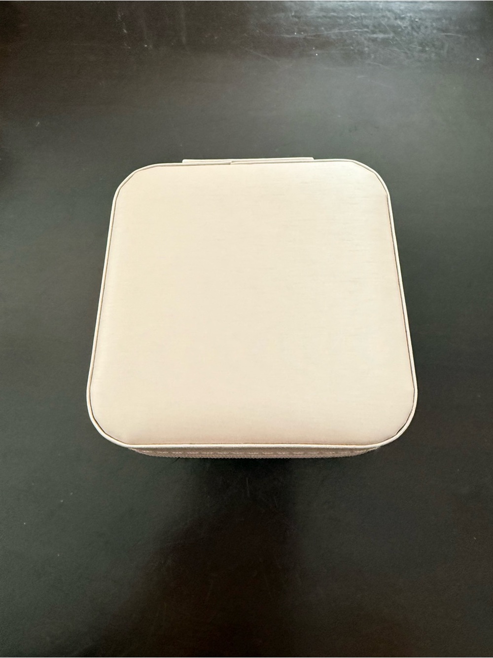 Brand New Square Jewelry Travel Case in Light Pink
